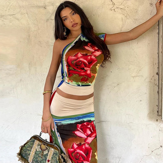 Summer Roses Two-piece Set